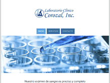 Tablet Screenshot of laboratorioclinicocorozalpr.com